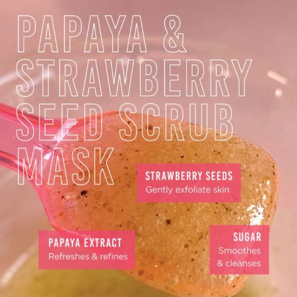C'est Moi Refreshing Papaya & Strawberry Seed Scrub Facial Mask - Picture 2 of 4